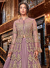 Lavender Designer Embroidered Lehenga Style Bridal Anarkali Suit-Saira's Boutique