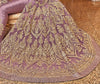 Lavender Designer Embroidered Lehenga Style Bridal Anarkali Suit-Saira's Boutique