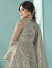 Light Gray Designer Embroidered Lehenga Style Anarkali Suit-Saira's Boutique