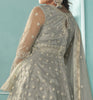 Light Gray Designer Embroidered Lehenga Style Anarkali Suit-Saira's Boutique