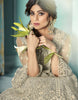 Light Gray Designer Embroidered Lehenga Style Anarkali Suit-Saira's Boutique