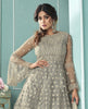 Light Gray Designer Embroidered Lehenga Style Anarkali Suit-Saira's Boutique