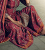 Magenta Designer Embroidered Silk Wedding Gharara Suit-Saira's Boutique