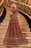 Maroon Designer Heavy Embroidered Net Bridal Anarkali Suit-Saira's Boutique