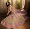 Mauve Purple Designer Heavy Embroidered Net Wedding & Bridal Lehenga-Saira's Boutique