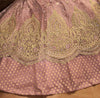 Mauve Purple Designer Heavy Embroidered Net Wedding & Bridal Lehenga-Saira's Boutique