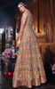 Mauve & Gold Designer Embroidered Silk Bridal Anarkali Gown-Saira's Boutique