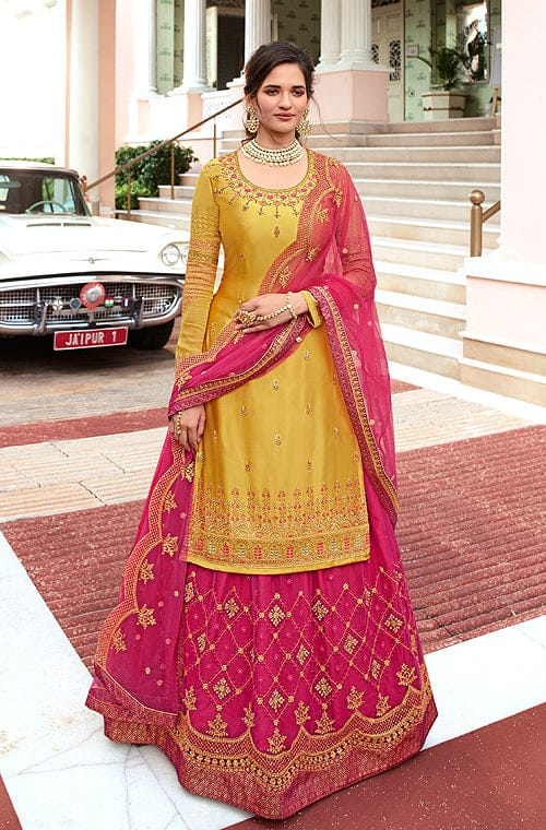 Lehenga With Long Kurti | Punjaban Designer Boutique