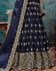 Navy Blue Designer Embroidered Georgette Anarkali Suit-Saira's Boutique