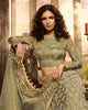 Olive Green Designer Heavy Embroidered Net Wedding & Bridal Lehenga-Saira's Boutique
