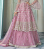 Pale Lavender Designer Embroidered Lehenga Style Anarkali Suit-Saira's Boutique