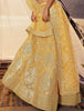 Pale Mustard Designer Heavy Embroidered Wedding & Bridal Lehenga-Saira's Boutique
