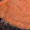 Peach Orange Designer Embroidered Kurti Style Lehenga-Saira's Boutique
