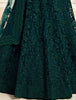 Peacock Green Designer Heavy Embroidered Bridal Lehenga-Saira's Boutique