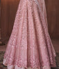 Pink Mauve Designer Heavy Embroidered Lehenga Style Anarkali Suit-Saira's Boutique