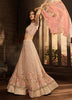 Pink Mauve Designer Heavy Embroidered Net Wedding & Bridal Lehenga-Saira's Boutique