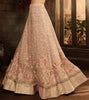 Pink Mauve Designer Heavy Embroidered Net Wedding & Bridal Lehenga-Saira's Boutique