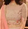 Pink Mauve Designer Heavy Embroidered Net Wedding & Bridal Lehenga-Saira's Boutique