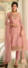 Rose Pink Designer Embroidered Net Kurti Style Lehenga-Saira's Boutique