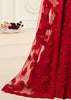 Ruby Red Designer Heavy Embroidered Bridal Lehenga-Saira's Boutique