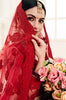 Ruby Red Designer Heavy Embroidered Bridal Lehenga-Saira's Boutique