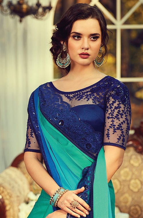 Blouse Saree Wearing New Style Blouse Design New Bollywood Saree