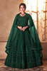 Sherwood Green Designer Embroidered Wedding Anarkali Suit-Saira's Boutique