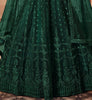 Sherwood Green Designer Embroidered Wedding Anarkali Suit-Saira's Boutique