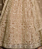 Taupe Designer Heavy Embroidered Net Anarkali Suit-Saira's Boutique