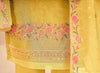 Yellow Designer Embroidered Party Wear Georgette Pant Suit-Saira's Boutique